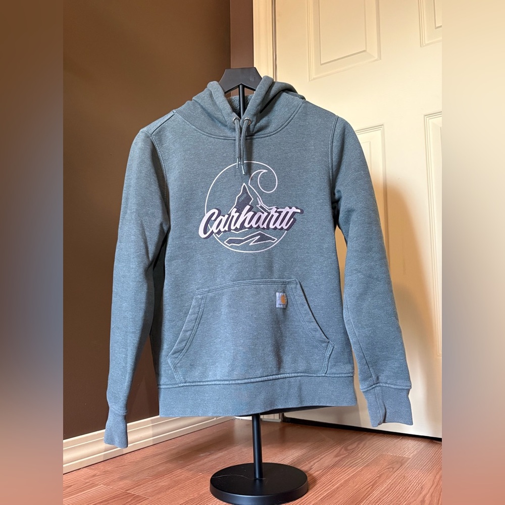 Carhartt Women's Blue Hoodie Sweater